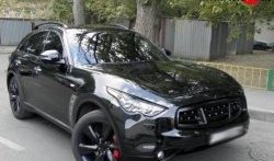 4 399 р. Решётка радиатора Sport INFINITI FX37 S51 рестайлинг (2011-2013) (Неокрашенная)  с доставкой в г. Новочеркасск. Увеличить фотографию 3