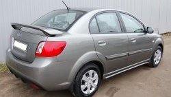 5 999 р. Пороги накладки GT Dynamics KIA Rio 2 JB дорестайлинг седан (2005-2009) (Неокрашенные)  с доставкой в г. Новочеркасск. Увеличить фотографию 3