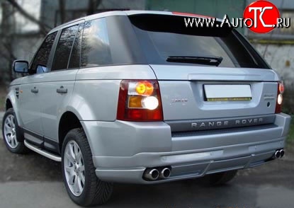 14 949 р. Накладка заднего бампера ARDEN Land Rover Range Rover Sport 1 L320 дорестайлинг (2005-2009) (Неокрашенная)  с доставкой в г. Новочеркасск