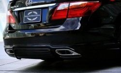 15 699 р. Накладка заднего бампера Wald Lexus LS460 XF40 дорестайлинг (2006-2009) (Неокрашенная)  с доставкой в г. Новочеркасск. Увеличить фотографию 3