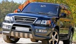 18 449 р. Передний бампер Red Aleti Lexus LX470 J100 дорестайлинг (1998-2002) (Неокрашенный)  с доставкой в г. Новочеркасск. Увеличить фотографию 2