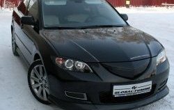 4 849 р. Накладка переднего бампера Global-Tuning Mazda 3/Axela BK дорестайлинг седан (2003-2006) (Неокрашенная)  с доставкой в г. Новочеркасск. Увеличить фотографию 2