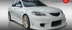 15 649 р. Пороги накладки Mazda Speed Mazda 3/Axela BK дорестайлинг седан (2003-2006) (Неокрашенные)  с доставкой в г. Новочеркасск. Увеличить фотографию 2