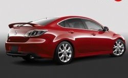 5 899 р. Спойлер EX-Style Mazda 6 GH дорестайлинг лифтбэк (2007-2010) (Неокрашенный)  с доставкой в г. Новочеркасск. Увеличить фотографию 2