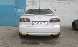 4 899 р. Спойлер GTI со стоп-сигналом Mazda 6 GG седан дорестайлинг (2002-2005) (Неокрашенный)  с доставкой в г. Новочеркасск. Увеличить фотографию 2