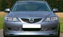 9 499 р. Накладка переднего бампера ATH  Mazda 6 ( GG,  GG, GY) (2002-2005) лифтбэк дорестайлинг, седан дорестайлинг, универсал дорестайлинг  с доставкой в г. Новочеркасск. Увеличить фотографию 2