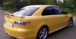 7 349 р. Накладка заднего бампера AERO Mazda 6 GG седан дорестайлинг (2002-2005) (Неокрашенная)  с доставкой в г. Новочеркасск. Увеличить фотографию 2