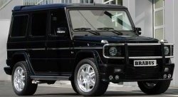 4 299 р. Накладка переднего бампера Brabus Mercedes-Benz G class W463 5 дв. дорестайлинг (1989-1994) (Неокрашенная)  с доставкой в г. Новочеркасск. Увеличить фотографию 2