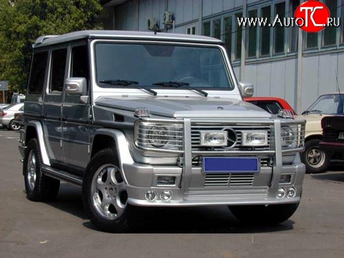 15 699 р. Накладка переднего бампера AMG Mercedes-Benz G class W463 5 дв. дорестайлинг (1989-1994) (Неокрашенная)  с доставкой в г. Новочеркасск