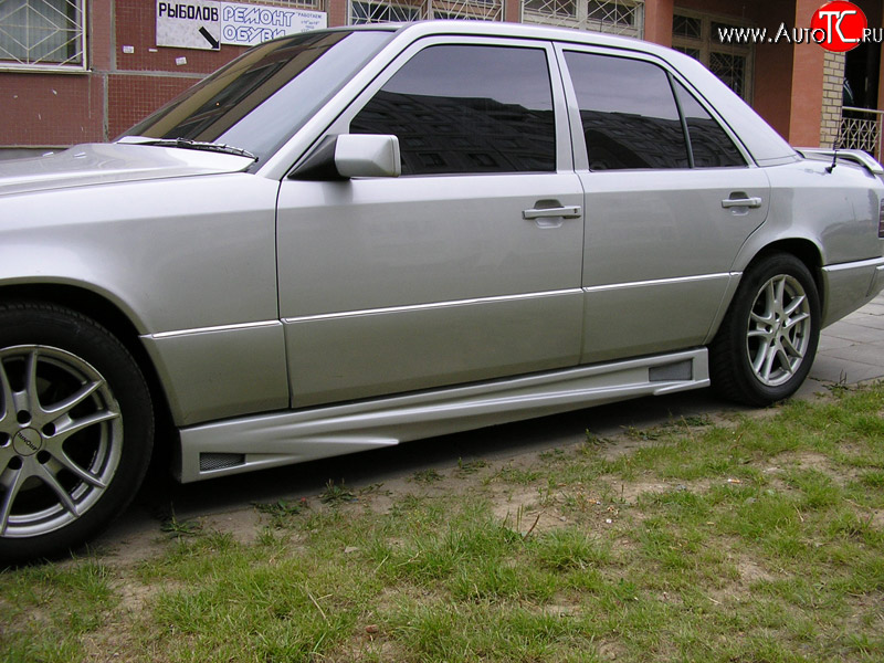 4 699 р. Пороги накладки Elegance Mercedes-Benz E-Class W124 седан дорестайлинг (1984-1993)  с доставкой в г. Новочеркасск