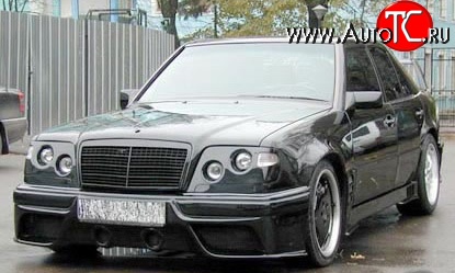 7 849 р. Накладка переднего бампера Storm Mercedes-Benz E-Class W124 седан дорестайлинг (1984-1993) (Неокрашенная)  с доставкой в г. Новочеркасск