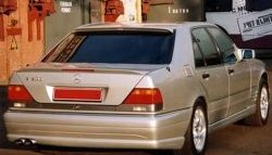 6 199 р. Козырёк LORINSER на заднее лобовое стекло автомобиля Mercedes-Benz S class W140 Седан (1991-1998) (Неокрашенный)  с доставкой в г. Новочеркасск. Увеличить фотографию 4