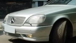 11 399 р. Накладка переднего бампера AMG Mercedes-Benz S class W140 Купе (1991-1998) (Неокрашенная)  с доставкой в г. Новочеркасск. Увеличить фотографию 2