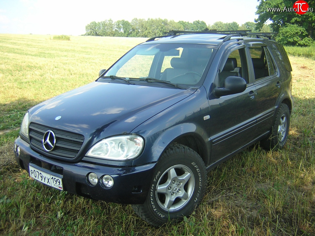 5 199 р. Передний бампер MT Mercedes-Benz ML class W163 дорестайлинг (1997-2001) (Неокрашенный)  с доставкой в г. Новочеркасск