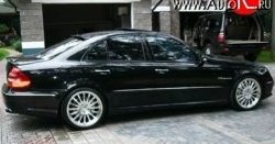 2 699 р. Козырёк AMG на заднее лобовое стекло автомобиля  Mercedes-Benz E-Class  W211 (2002-2009) дорестайлинг седан, рестайлинг седан (Неокрашенный)  с доставкой в г. Новочеркасск. Увеличить фотографию 3