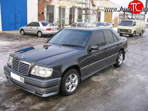 2 049 р. Накладка на передний бампер Mercedes-Benz E-Class W124 седан дорестайлинг (1984-1993)  с доставкой в г. Новочеркасск