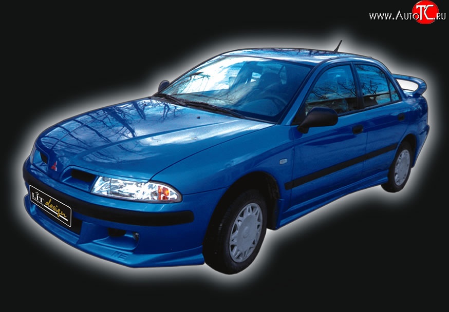 4 149 р. Накладка переднего бампера GT Dynamics  Mitsubishi Carisma (1999-2004) (Неокрашенная)  с доставкой в г. Новочеркасск