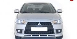 22 899 р. Передний бампер Standart Plus Mitsubishi Lancer 10 хэтчбэк дорестайлинг (2007-2010) (Неокрашенный)  с доставкой в г. Новочеркасск. Увеличить фотографию 2