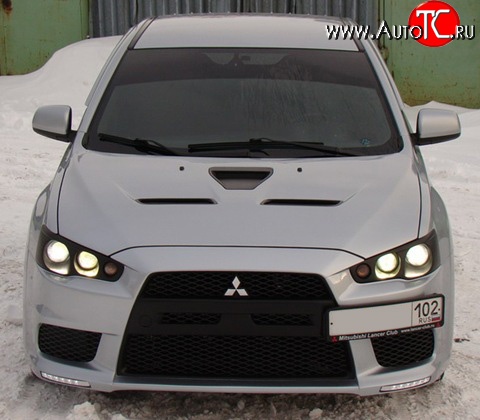 25 199 р. Передняя оптика Evo Mitsubishi Lancer 10 седан дорестайлинг (2007-2010)  с доставкой в г. Новочеркасск