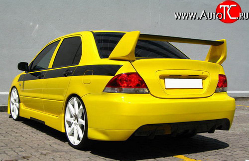 10 699 р. Антикрыло Accolade Evo Mitsubishi Lancer 9 CS седан 1-ый рестайлинг (2003-2005) (Неокрашенный)  с доставкой в г. Новочеркасск