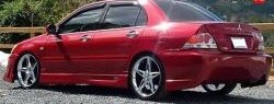 Пороги накладки Accolade на Mitsubishi Lancer 9 2-ой рестайлинг универсал (2005-2009)