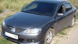 5 499 р. Накладка переднего бампера M-VRS Mitsubishi Lancer 9 1-ый рестайлинг седан (2003-2005) (Неокрашенная)  с доставкой в г. Новочеркасск. Увеличить фотографию 1