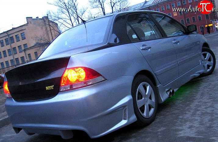 7 549 р. Задний бампер OS Mitsubishi Lancer 9 2-ой рестайлинг седан (2005-2009)  с доставкой в г. Новочеркасск