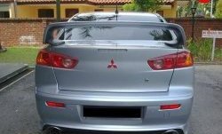 4 999 р. Накладка Zodiak V2 на задний бампер  Mitsubishi Lancer  10 (2007-2017) седан дорестайлинг, седан рестайлинг (Неокрашенная)  с доставкой в г. Новочеркасск. Увеличить фотографию 3