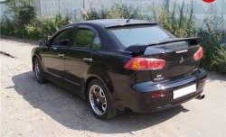 3 899 р. Козырёк на заднее лобовое стекло Sport  Mitsubishi Lancer  10 (2007-2017) седан дорестайлинг, седан рестайлинг (Неокрашенный)  с доставкой в г. Новочеркасск. Увеличить фотографию 2