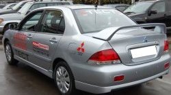 6 199 р. Пороги накладки GT Dynamics Mitsubishi Lancer 9 1-ый рестайлинг седан (2003-2005) (Неокрашенные)  с доставкой в г. Новочеркасск. Увеличить фотографию 2