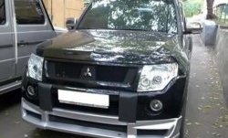 10 599 р. Накладка переднего бампера Sport Mitsubishi Pajero 4 V90 дорестайлинг (2006-2011) (Неокрашенная)  с доставкой в г. Новочеркасск. Увеличить фотографию 2