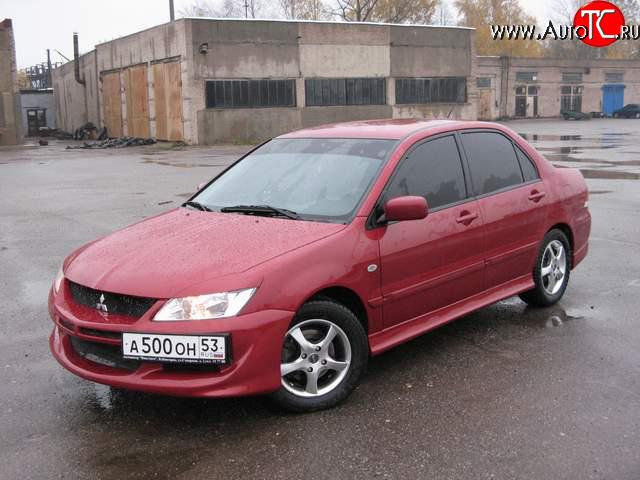 3 399 р. Пороги накладки Mitsubishi Lancer 9 2-ой рестайлинг универсал (2005-2009)  с доставкой в г. Новочеркасск