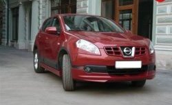 5 799 р. Накладка переднего бампера Городская Легенда Nissan Qashqai 1 дорестайлинг (2007-2010) (Неокрашенная)  с доставкой в г. Новочеркасск. Увеличить фотографию 2