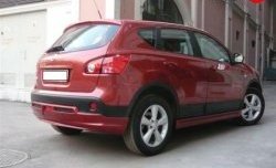 2 089 р. Пороги накладки Городская Легенда Nissan Qashqai 1 дорестайлинг (2007-2010) (Неокрашенные)  с доставкой в г. Новочеркасск. Увеличить фотографию 2