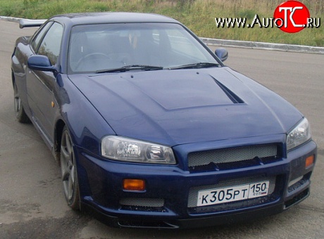 9 549 р. Передний бампер GTR Nissan Skyline R33 (1993-1998) (Неокрашенный)  с доставкой в г. Новочеркасск