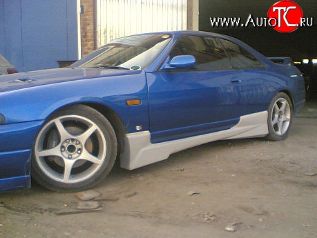 9 549 р. Пороги накладки GTR Nissan Skyline R33 (1993-1998) (Неокрашенные)  с доставкой в г. Новочеркасск