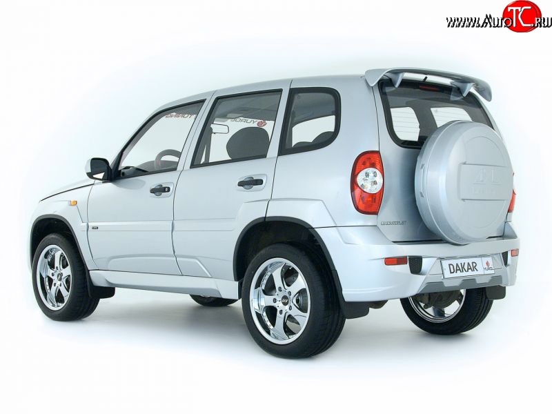 1 999 р. Пороги накладки Dakar Chevrolet Niva 2123 дорестайлинг (2002-2008) (Неокрашенные)  с доставкой в г. Новочеркасск