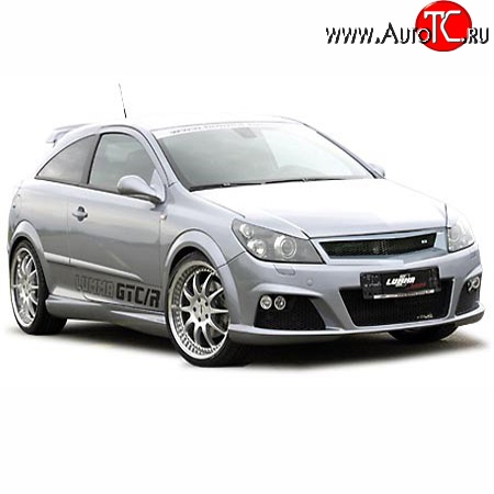 2 499 р. Решётка радиатора Lumma 2 Opel Astra H GTC хэтчбек 3 дв. дорестайлинг (2004-2006) (Неокрашенная)  с доставкой в г. Новочеркасск