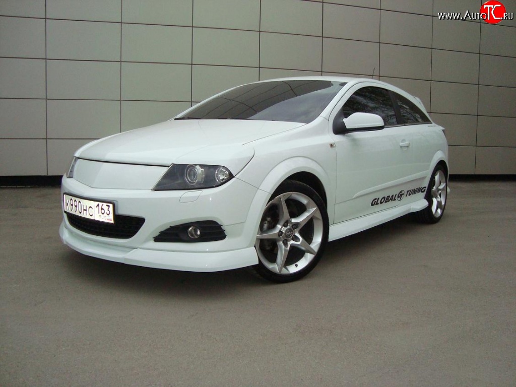 4 499 р. Глухая решётка радиатора Global Tuning  Opel Astra  H GTC (2004-2009) хэтчбек 3 дв. дорестайлинг, хэтчбек 3 дв. рестайлинг (Неокрашенная)  с доставкой в г. Новочеркасск