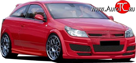 3 649 р. Решётка радиатора Sport (дорестайлинг) Opel Astra H седан дорестайлинг (2004-2007)  с доставкой в г. Новочеркасск