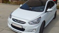 3 399 р. Накладка CT на передний бампер Hyundai Solaris RBr хэтчбэк дорестайлинг (2010-2014) (Неокрашенная)  с доставкой в г. Новочеркасск. Увеличить фотографию 2