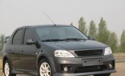 4 699 р. Пороги накладки Power DM 2  Renault Logan  1 (2010-2016) рестайлинг (Неокрашенные)  с доставкой в г. Новочеркасск. Увеличить фотографию 2