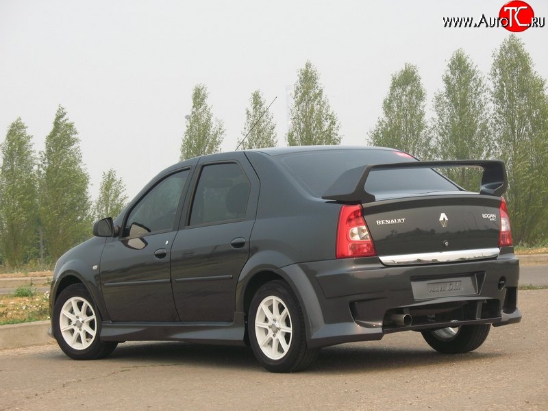 6 499 р. Спойлер Power DM 2 Renault Logan 1 рестайлинг (2010-2016) (Неокрашенный)  с доставкой в г. Новочеркасск