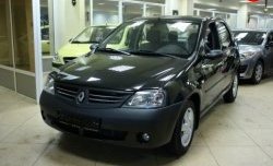 2 599 р. Передний бампер SAT Renault Logan 1 дорестайлинг (2004-2010) (Неокрашенный)  с доставкой в г. Новочеркасск. Увеличить фотографию 3