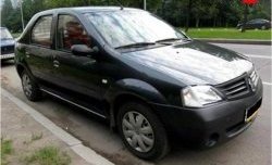 2 599 р. Передний бампер SAT Renault Logan 1 дорестайлинг (2004-2010) (Неокрашенный)  с доставкой в г. Новочеркасск. Увеличить фотографию 4