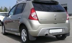 6 549 р. Пороги накладки Kart RS Renault Sandero (BS) (2009-2014) (Неокрашенные)  с доставкой в г. Новочеркасск. Увеличить фотографию 2