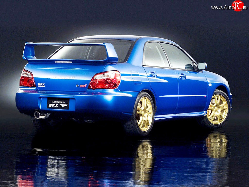 6 599 р. Спойлер Subaru WRX Subaru Impreza GD седан дорестайлинг (2000-2002) (Неокрашенный)  с доставкой в г. Новочеркасск