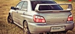 6 599 р. Спойлер Subaru WRX Subaru Impreza GD седан дорестайлинг (2000-2002) (Неокрашенный)  с доставкой в г. Новочеркасск. Увеличить фотографию 2