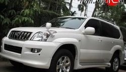 14 149 р. Пороги накладки Original Design Toyota Land Cruiser Prado J120 (2002-2009) (Неокрашенные)  с доставкой в г. Новочеркасск. Увеличить фотографию 2