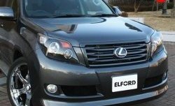 23 899 р. Передний бампер ELFORD  Toyota Land Cruiser Prado  J150 (2009-2013) дорестайлинг (Неокрашенный)  с доставкой в г. Новочеркасск. Увеличить фотографию 1